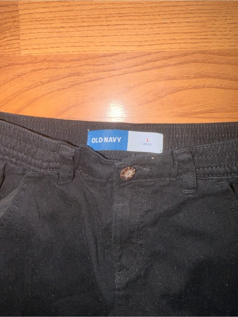 Old Navy Black Girls Cargo Pants - Utility Pockets